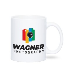 Werbetasse weiß Fototassen